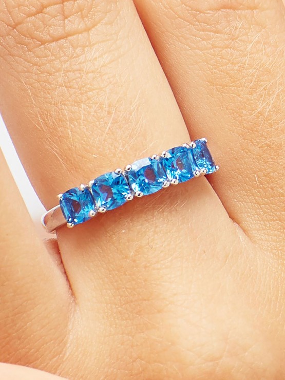 BROSWAY FANCY FREEDOM BLUE - Ženski prsten sa plavim cirkonima