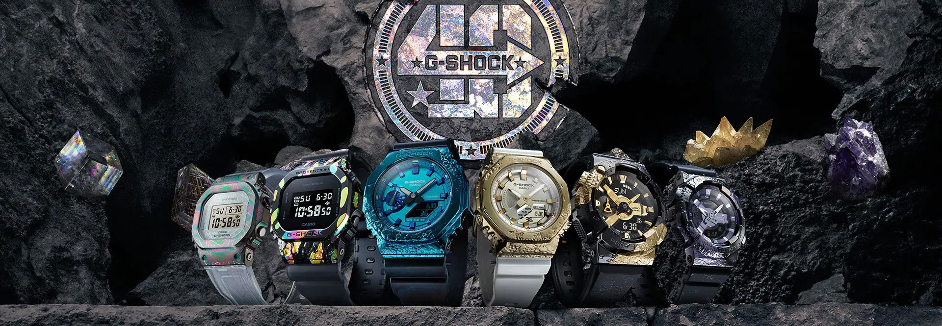 Šest modela satova iz limitirane kolekcije adventurer's stone