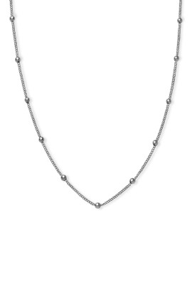 DOTTED NECKLACE SILVER