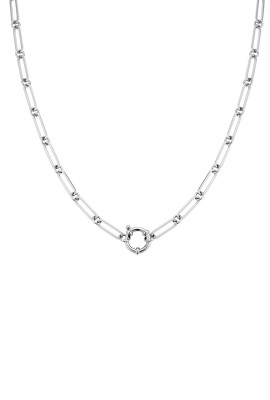 CHUNKY CHAIN NECKLACE SILVER