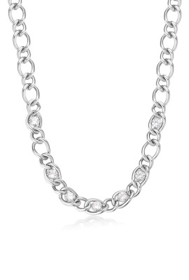 BROSWAY RIBBON - Ženska ogrlica u boji srebra