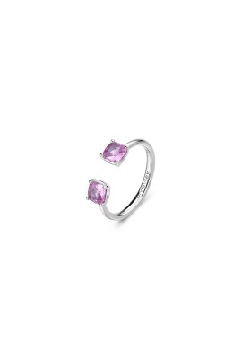 BROSWAY FANCY VIBRANT PINK - Ženski prsten od srebra