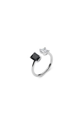 BROSWAY FANCY MISTERY BLACK - Ženski prsten od srebra 925