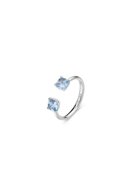 BROSWAY FANCY LIGHT BLUE - Ženski prsten od srebra