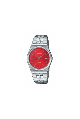 CASIO TIMELESS - Muški sat sa crvenim brojčanikom