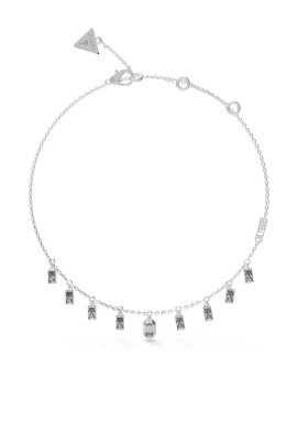 GUESS HASHTAG - Ženska ogrlica u boji srebra