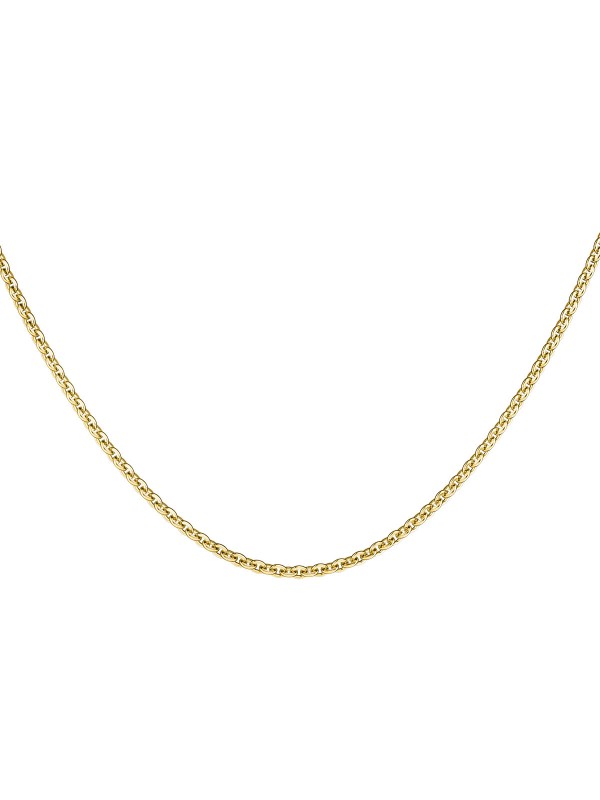Dodajte suptilan dodir uz zlatnu ogrlicu Thin Chain od 14ct žutog zlata. Podesiva dužina za savršeno prilagođavanje.