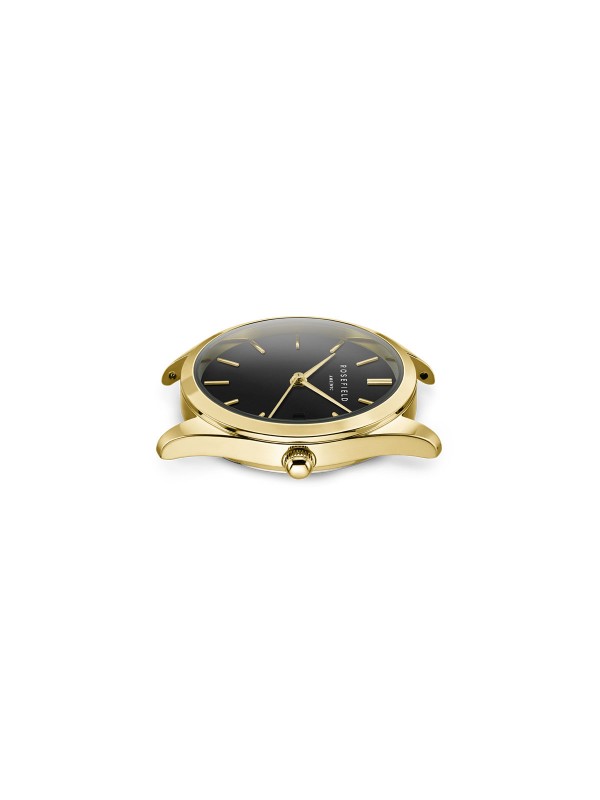 Rosefield The Ace XS ženski ručni sat boji zlata - elegantni model sa crnim brojčanikom, brzo i lako poručite putem S&L Jokić online prodavnice.