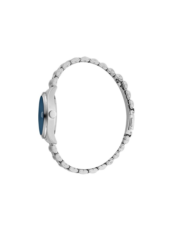 ESPRIT BOX SET - ženski ručni sat u boji srebra (sa teget brojčanikom ukrašenim cirkonima) i narukvicu u boji srebra, lako poručite u S&L Jokić online shop-u.
