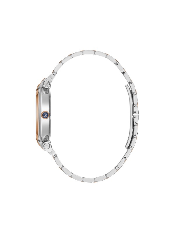 Gc Fusion Lady ručni sat - model u kombinaciji boja srebra i ružičastog zlata i efektnim sivim brojčanikom, lako poručite u S&L Jokić online prodavnici.