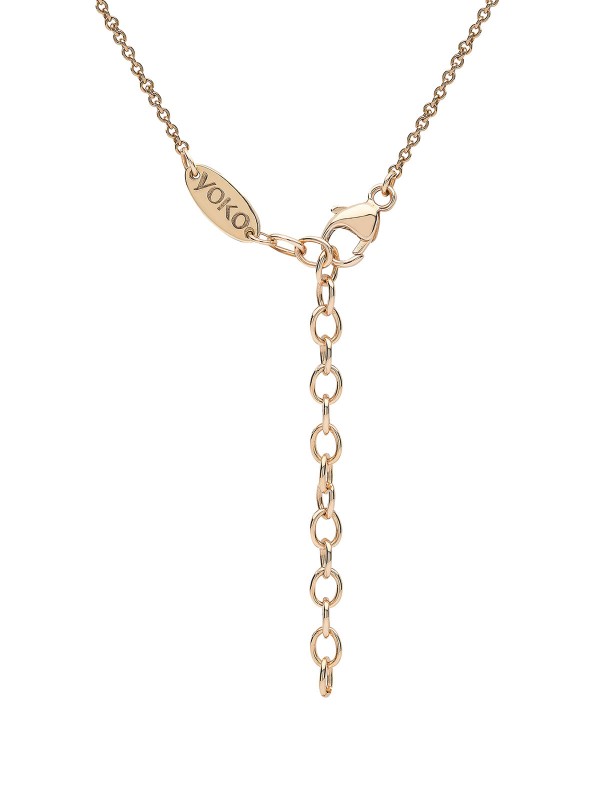 Yoko London Akoya bisernu ogrlicu sa dijamantima (0,673ct) i japanskim Akoya biserima u žutom zlatu od 18ct, poručite putem S&L Jokić online shop-a.