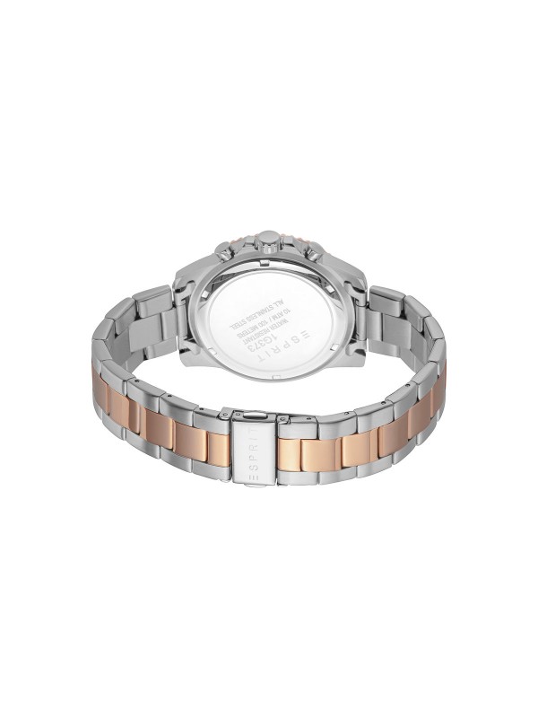 Esprit muški ručni sat od nerđajućeg čelika u boji srebra i ružičastog zlata - model sa efektnim teget brojčanikom, poručite putem S&L Jokić online shop-a.