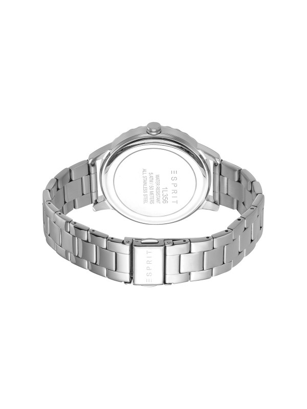 Esprit ženski ručni sat - model čeličnog kućišta u boji srebra i brojčanika crne boje, brzo i lako poručite putem S&L Jokić online prodavnice.