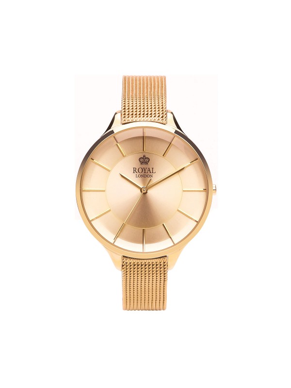 Upečatljiv ženski sat sa narukvicom od nerđajućeg čelika, u boji ružičastog zlata. Idealan poklon za dame. Poručite online - S&L Jokić