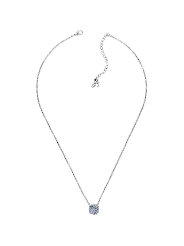 Ogrlica platinirana rodijumom i priveskom optočenim plavim Swarovski® kristalima.

- Podesiva dužina: 406 - 457mm