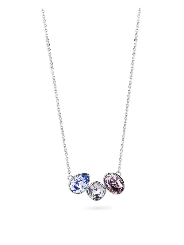 Ogrlica od nerđajućeg čelika sa obojenim  Swarovski® kristalima.
- dužina: 4,65cm
- težina: 15,5gr