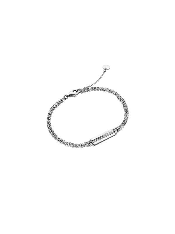 Esprit Luna narukvica od nerđajućeg čelika u boji srebra sa cirkonima. Nova kolekcija nakita. Poručite već danas na S&L Jokić, dostava je besplatna.