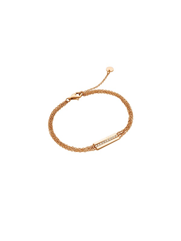 Esprit Luna narukvica od nerđajućeg čelika u boji ružičastog zlata sa cirkonima. Nova kolekcija nakita. Poručite već danas na S&L Jokić, dostava je besplatna.