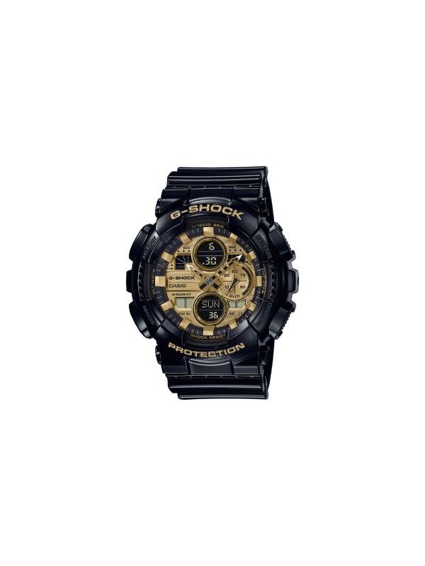 G-Shock muški ručni sat Original kolekcije - višefunkcionalni model sa detaljima u boji žutog zlata, brzo i lako poručite putem S&L Jokić online prodavnice.