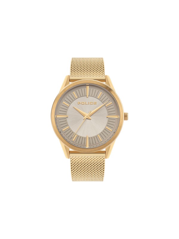 Police ženski sat od nerđajućeg čelika u boji zlata sa mesh narukvicom. Nova kolekcija satova. Poručite na S&L Jokić, dostava je besplatna.