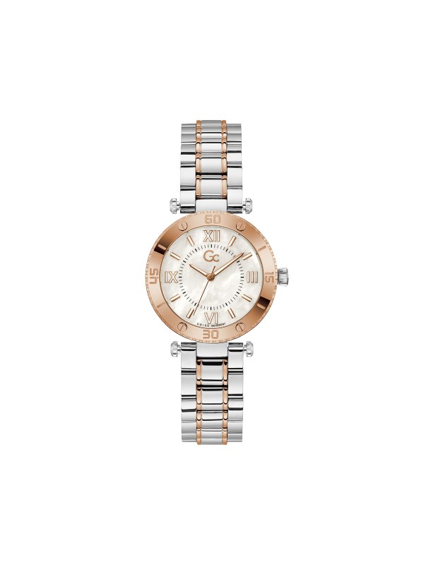 Elegantni ženski ručni sat - Gc Muse u kombinaciji boja srebra i ružičastog zlata, poručite u S&L Jokić online prodavnici i ubrzo očekujte na kućnoj adresi.