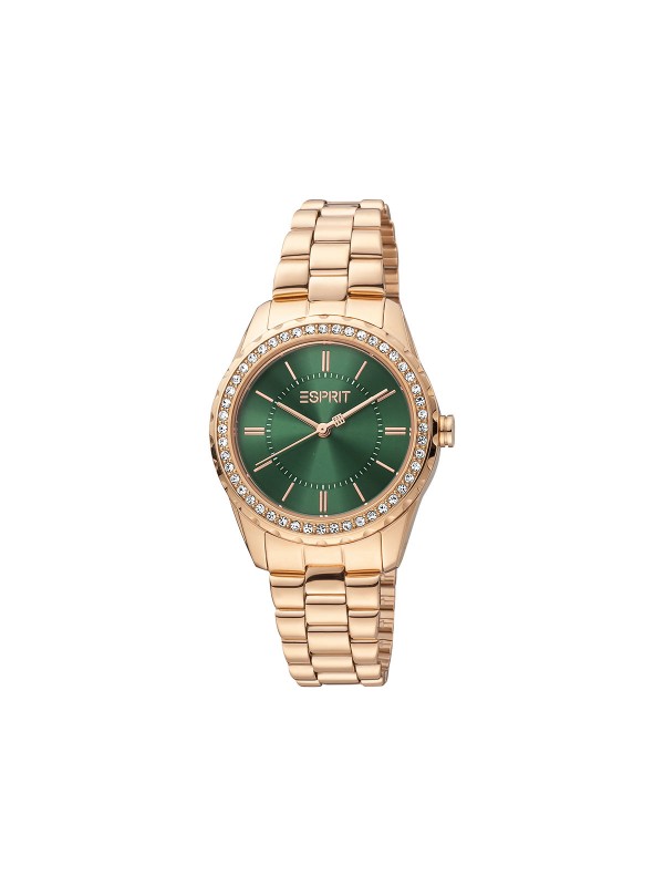 Moderan ESPRIT ženski ručni sat sa cirkonima i neobičnim zelenim brojčanikom, lako poručite u S&L Jokić online prodavnici i ubrzo očekujte na kućnoj adresi.