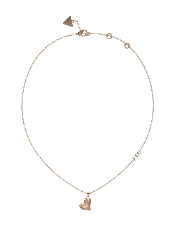 GUESS Fluid Heart žensku ogrlicu - model u boji ružičastog zlata sa priveskom u obliku srca, poručite putem S&L Jokić online prodavnice na kućnu adresu.