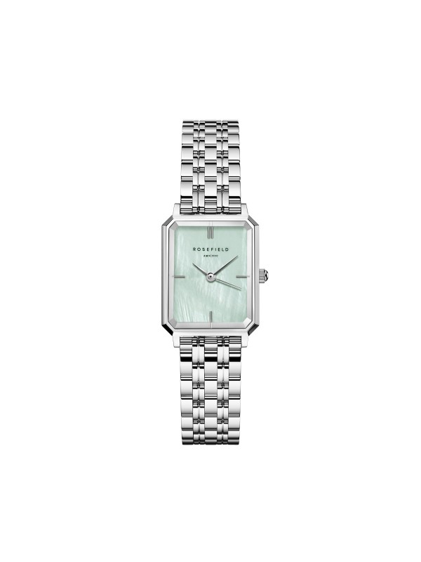 Upotpunite stil sa ROSEFIELD OCTAGONE XS satom u srebrnoj boji. Moderni sat sa mint zelenim brojčanikom i elegantnim kaišem. Suptilan dodir elegancije!