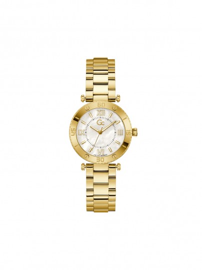 Moderan ženski ručni sat Gc Muse - klasičnog dizajna u efektnoj boji žutog zlata, poručite u S&L Jokić online prodavnici i ubrzo očekujte na kućnoj adresi.