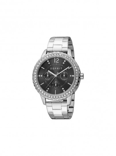 Esprit ženski ručni sat - model čeličnog kućišta u boji srebra i brojčanika crne boje, brzo i lako poručite putem S&L Jokić online prodavnice.
